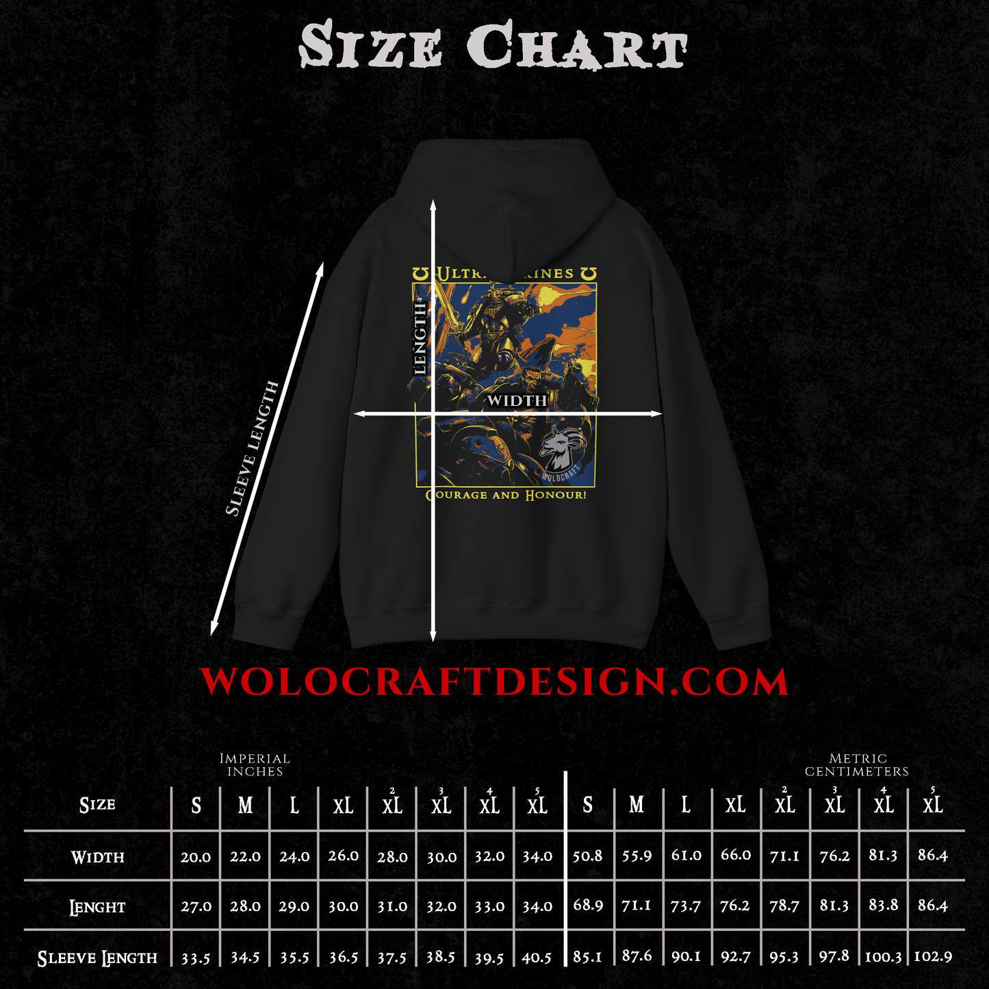 "Courage And Honour" Hoodie