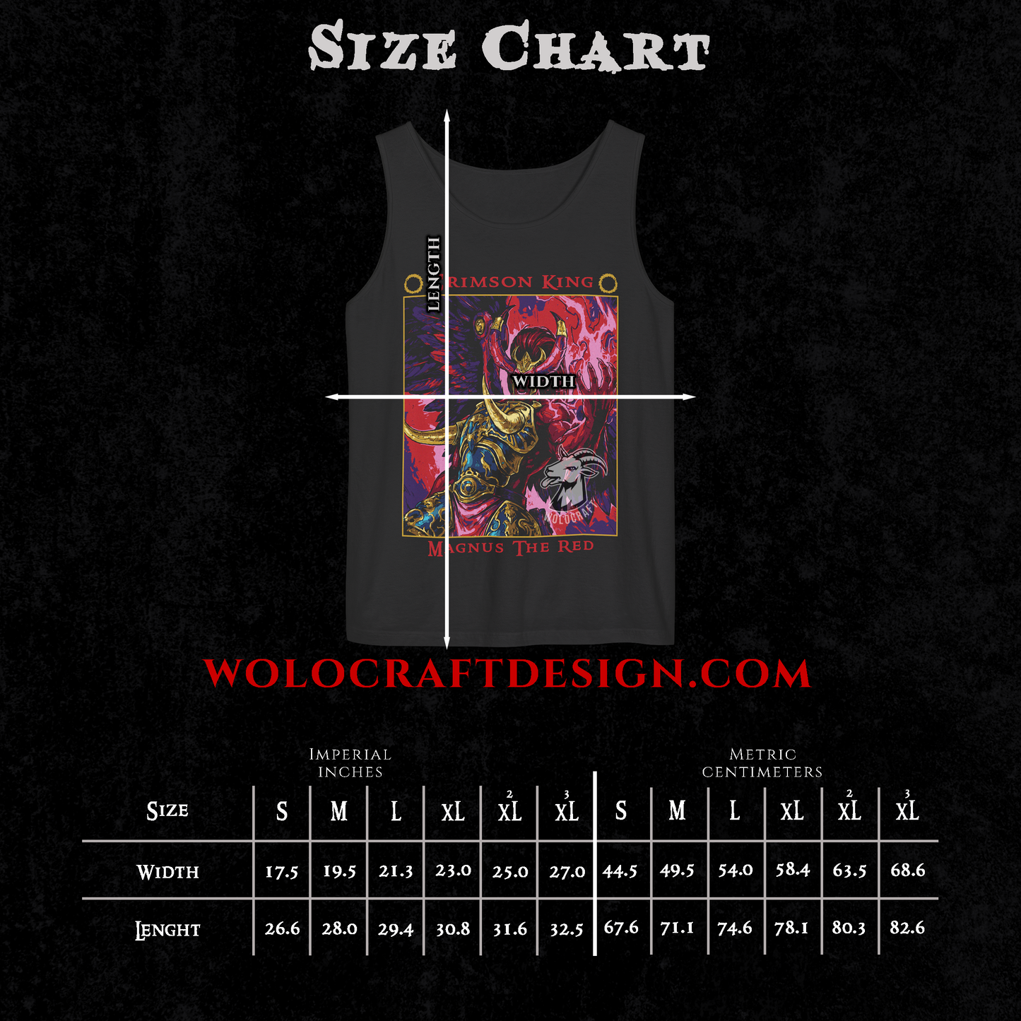 "Crimson King" Tank Top