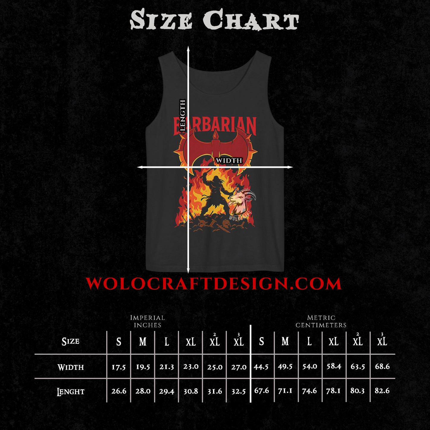 "Barbarian" D&D Tank Top