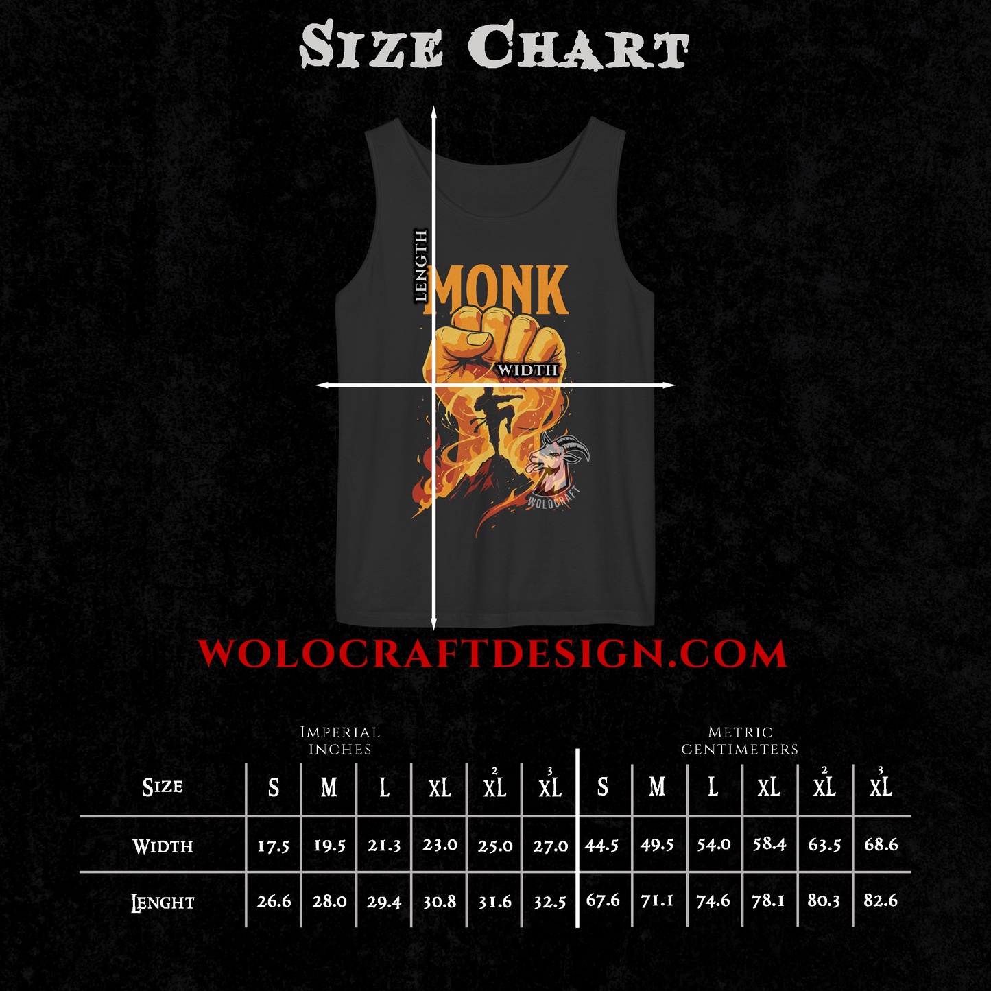 "Monk" D&D Tank Top